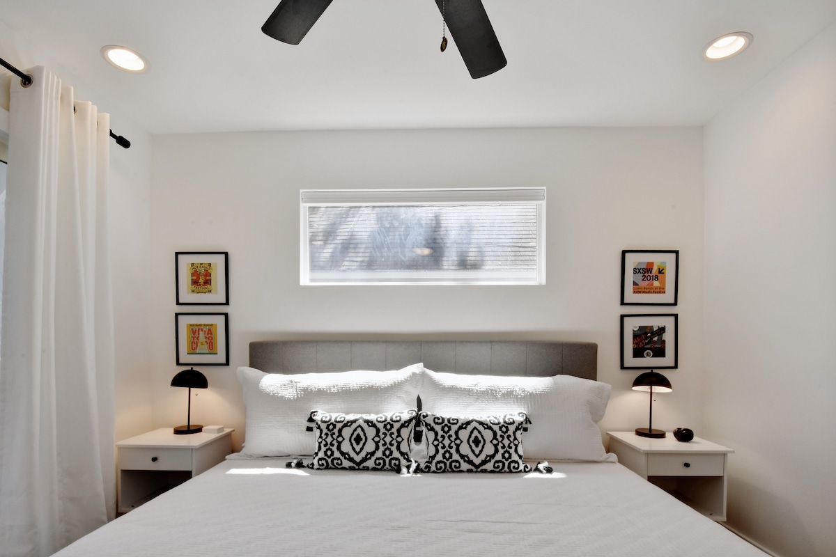 Bright + Chic Back House | Walk Downtown