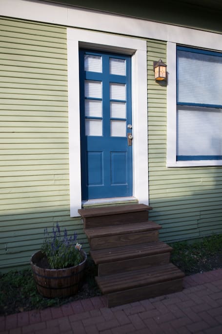 Private entrance to room