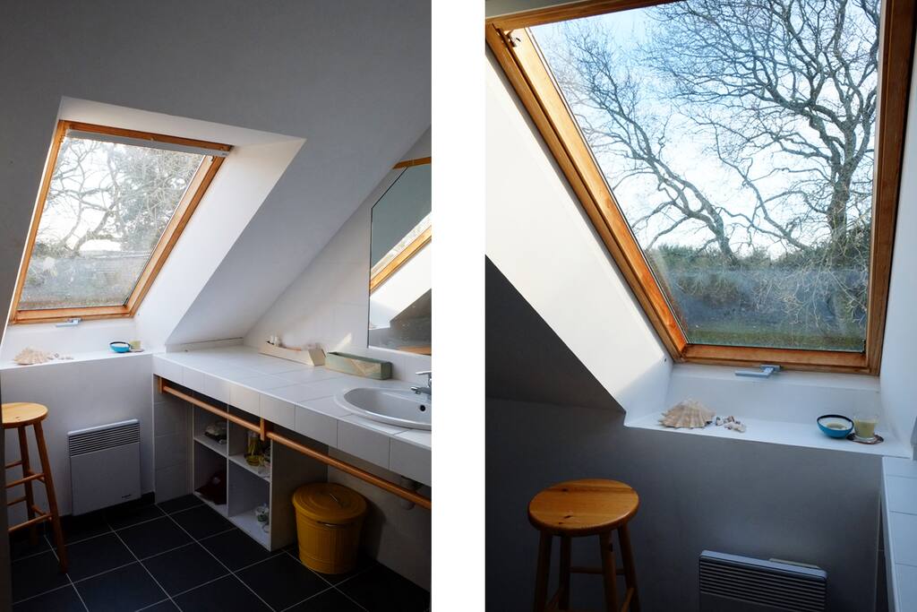 small upstairs shower room