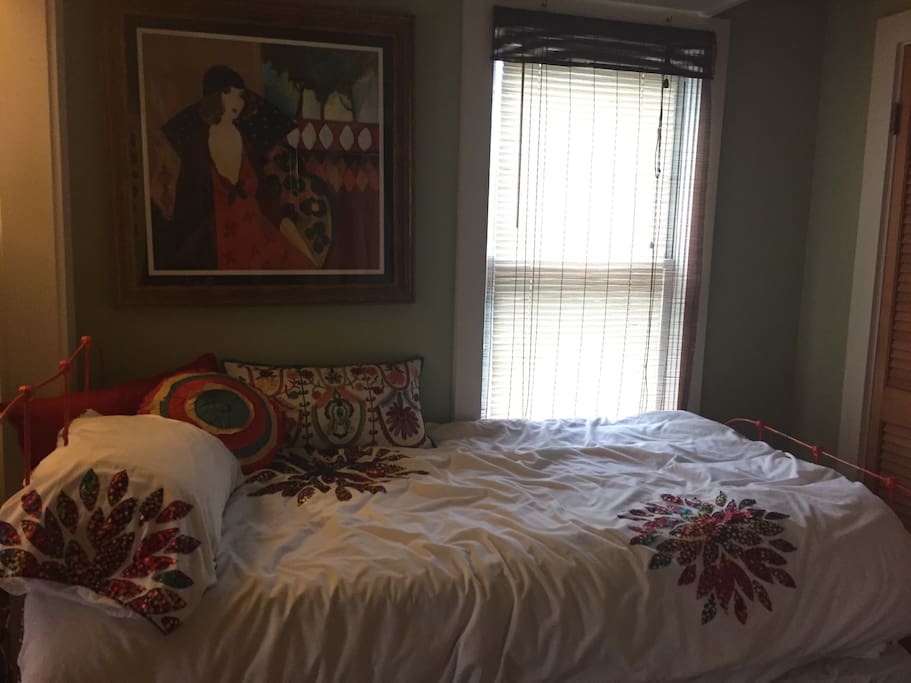 Twin bed in spare room