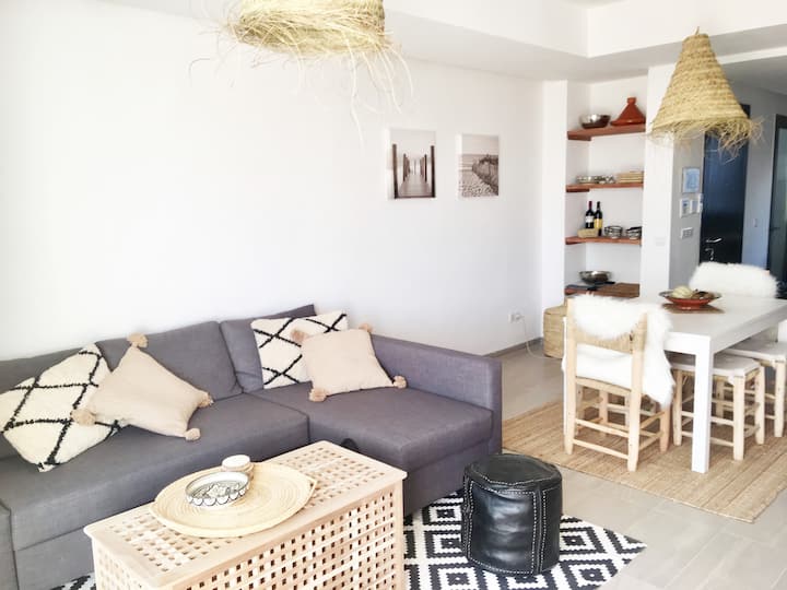 Appartement 85m2 Taghazout Bay Avec Fibre Optique! - Taghazout