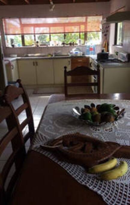 Our dining area where we serve tropical breakfast