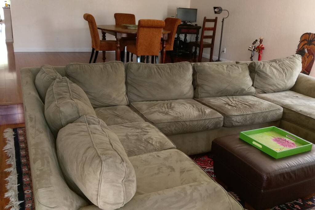 Large lounging areas