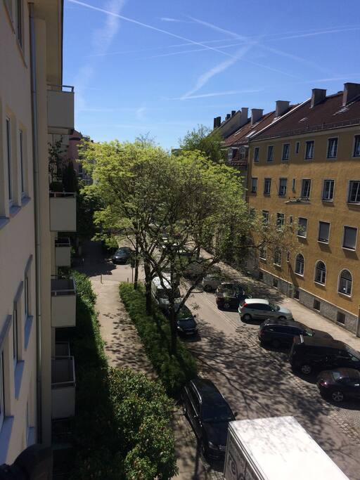 Blick von Balkon