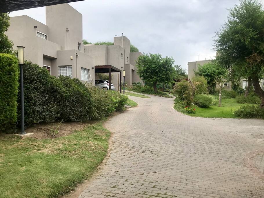 The view from the main entrance