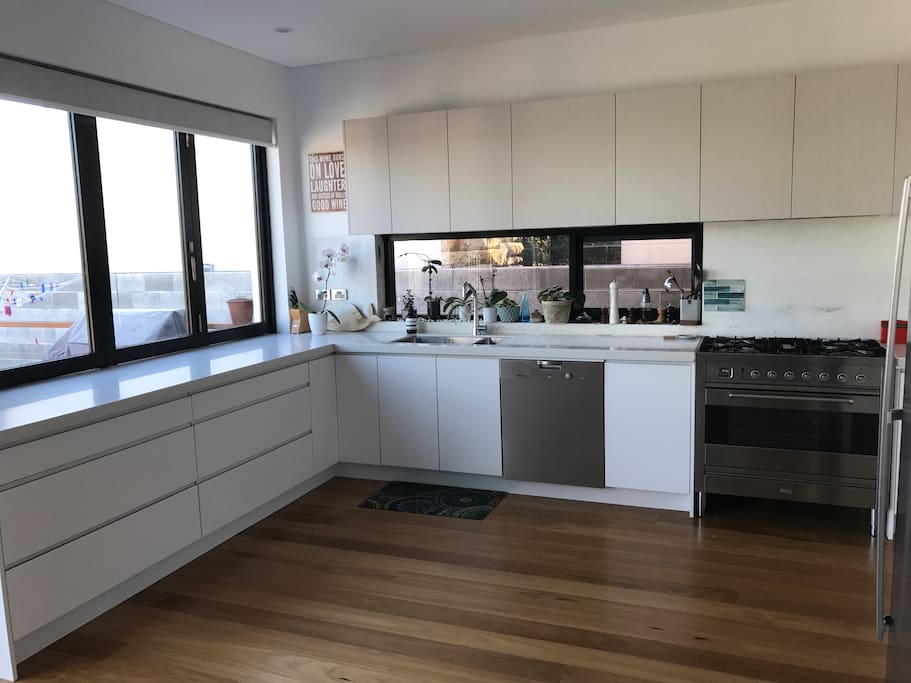 Open plan Kitchen where you are welcome to cook up a storm.