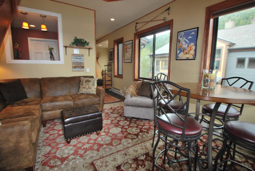 Great room with plenty of comfortable seating