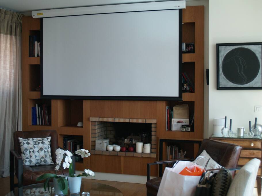 Pour une pause télévision : profitez de notre rétroprojecteur