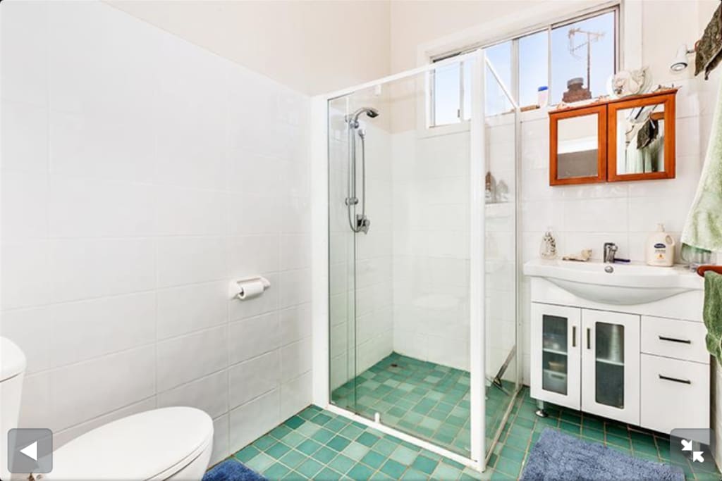 Private guest bathroom