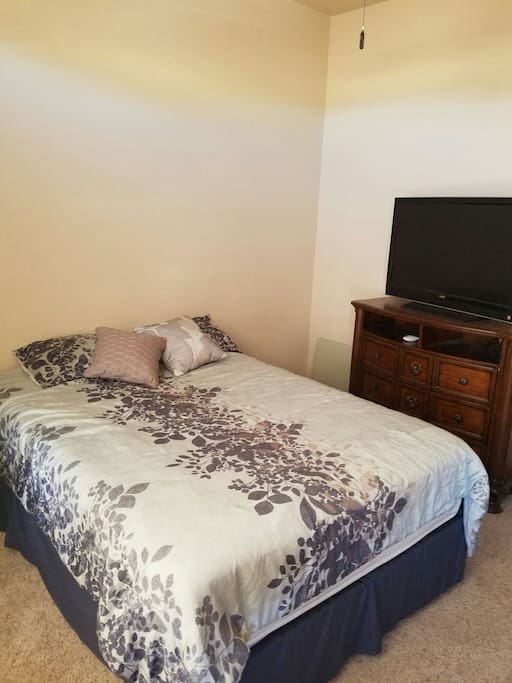 Dresser along with nice TV with Direct TV