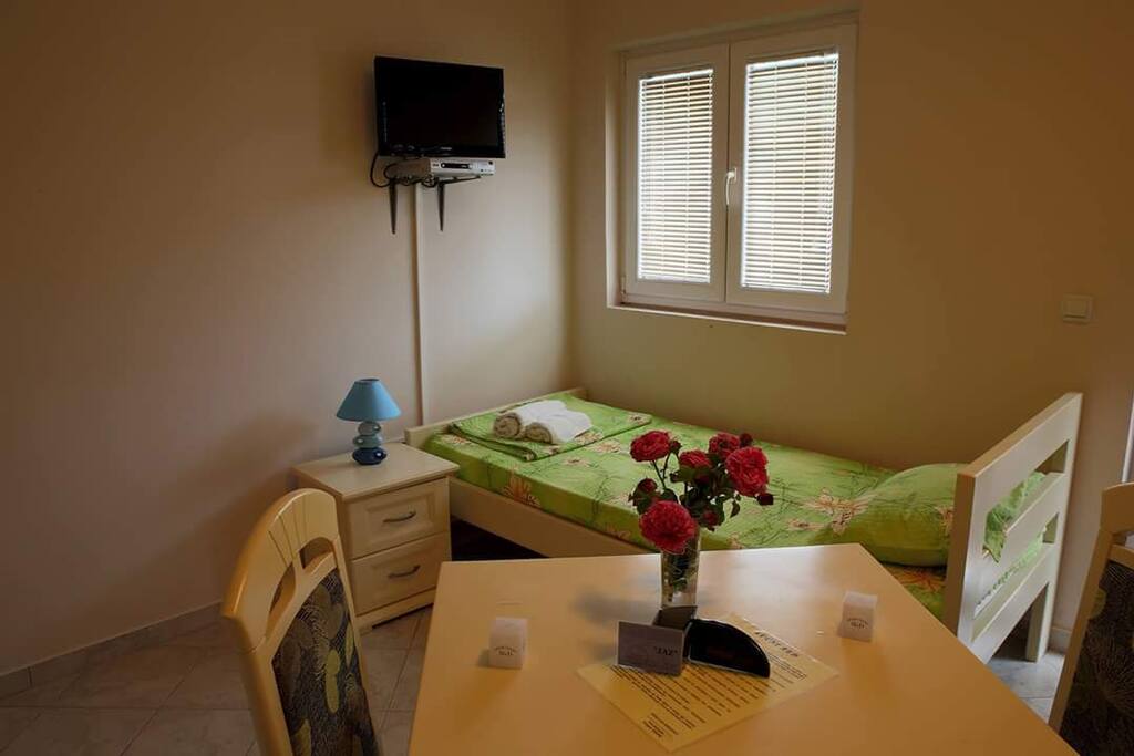 Living Room with Bed