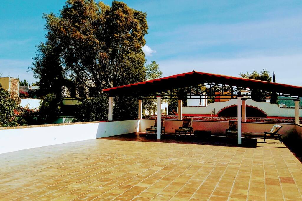 Terraza con una de las mejores vistas de San Miguel de Allende.