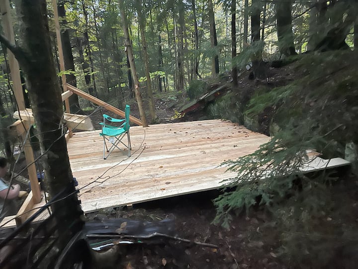 Camping Above The Cows Cliff Side #3 - Montpelier, VT