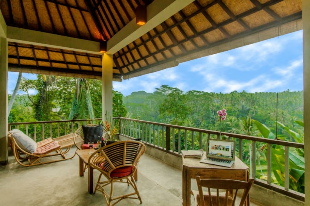 The view from verandah
