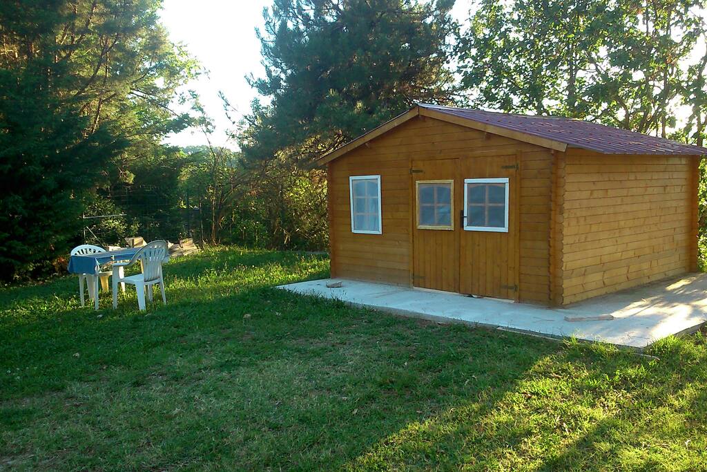 Le chalet et son jardin