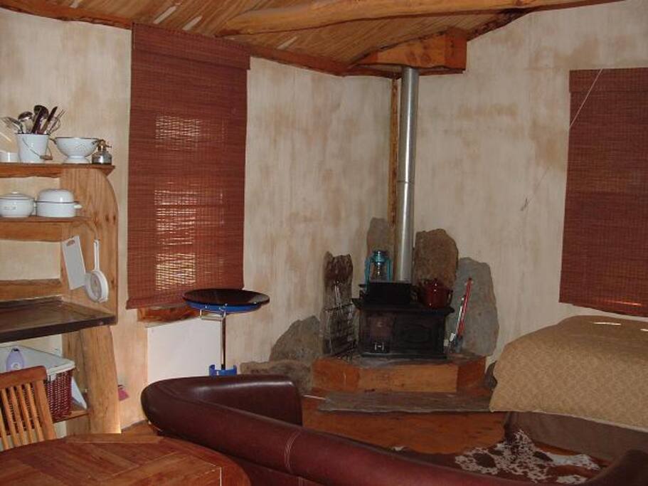 Chalet fire place