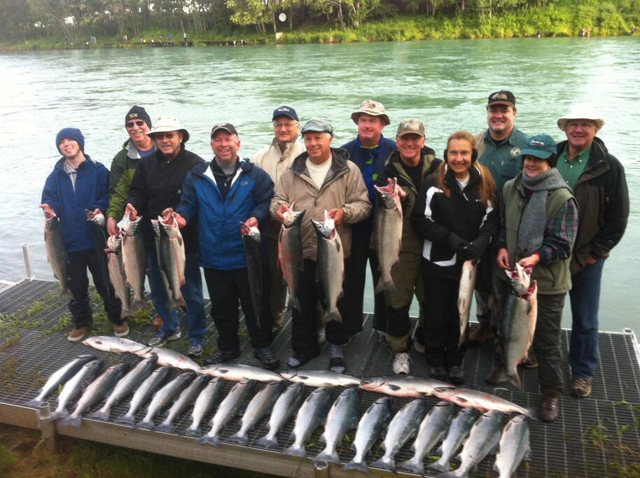Kenai River salmon in your back yard!