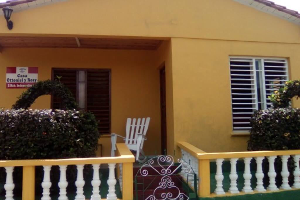 frente de la casa
