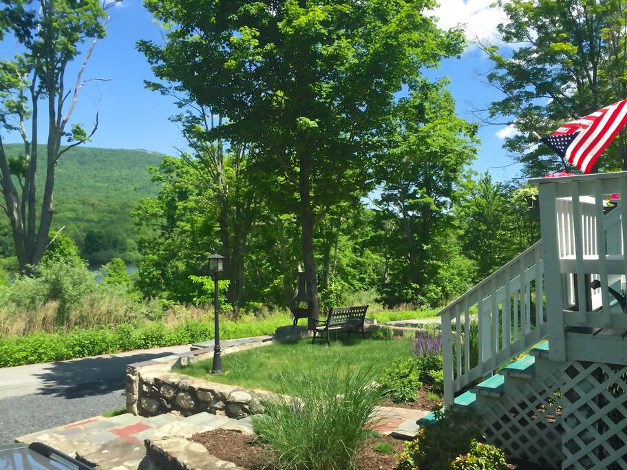 View from side of house