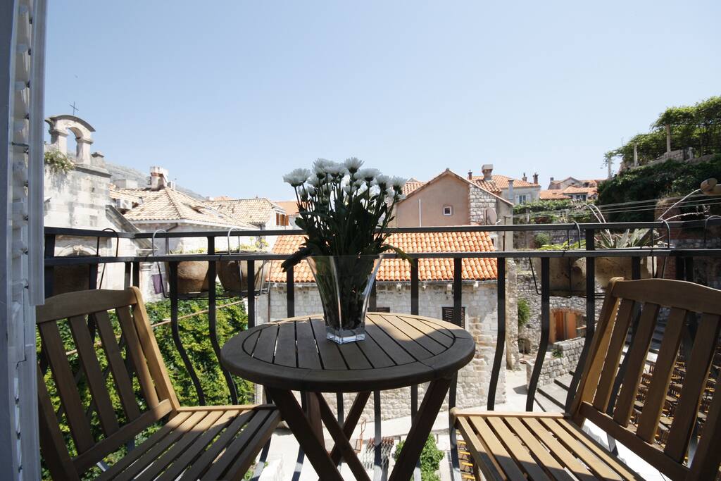 Small outside space with beautiful view