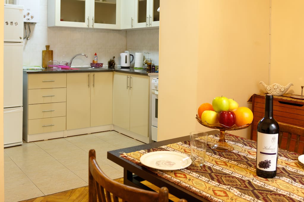 Dining room and Kitchen