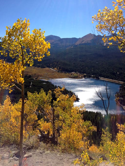 View from Boreas pass road a mile away