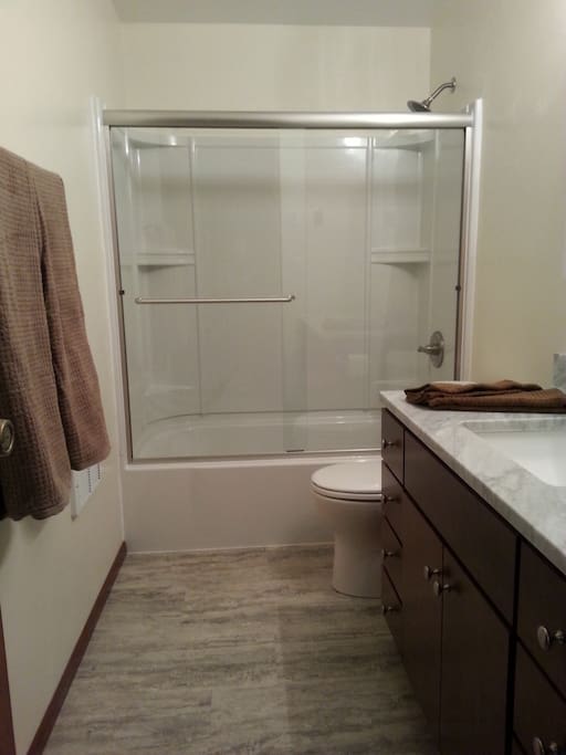 Remodeled bathroom