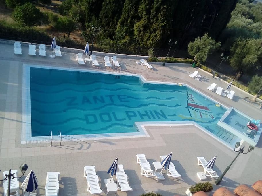 Zante Dolphin main pool and kids pool