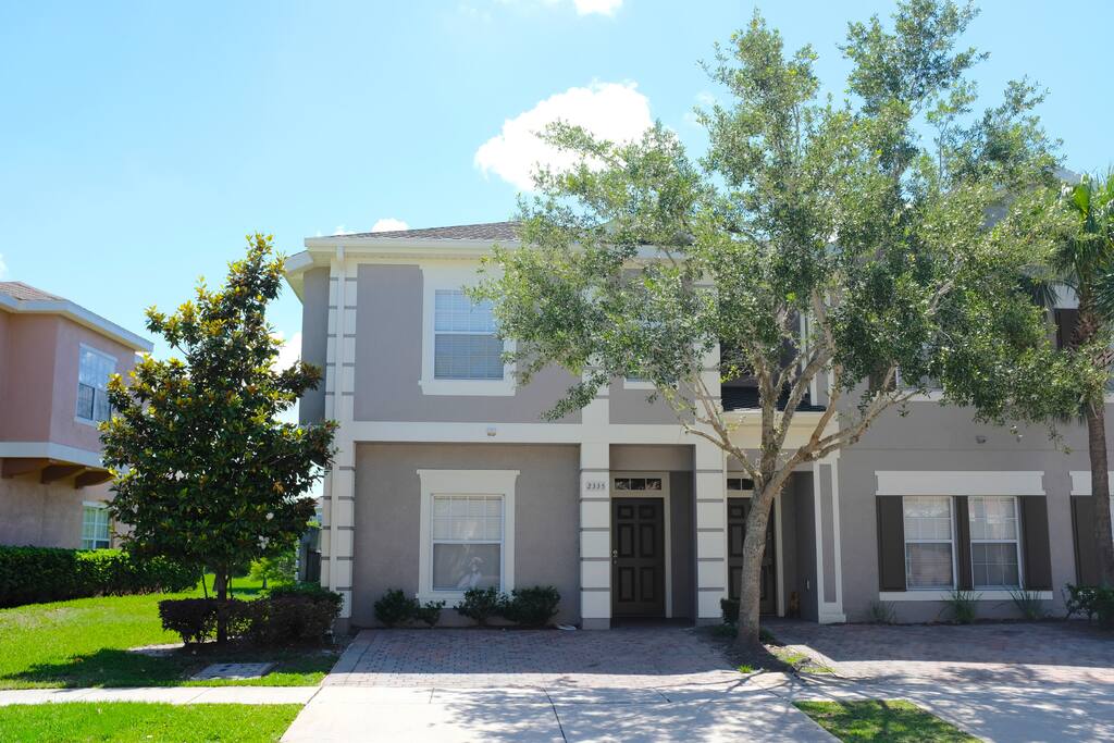 front of townhome