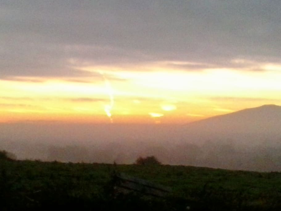 Sunrise from the front door