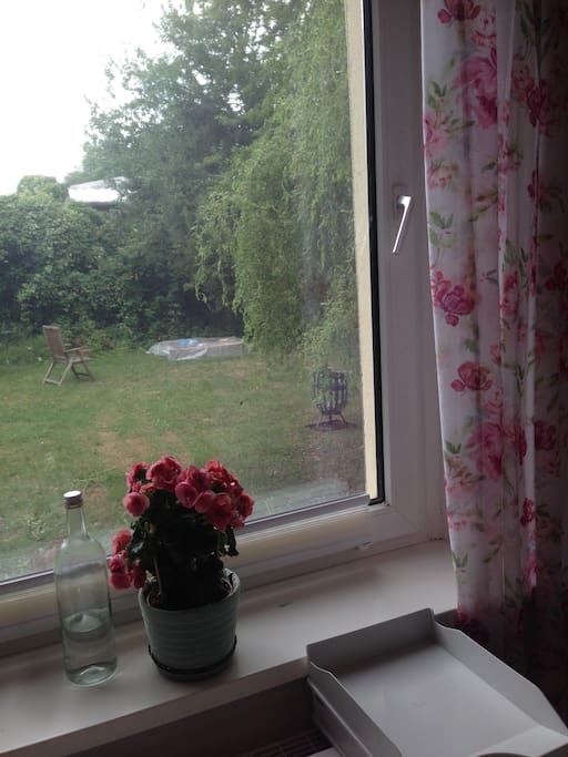 Ausblick in den Garten