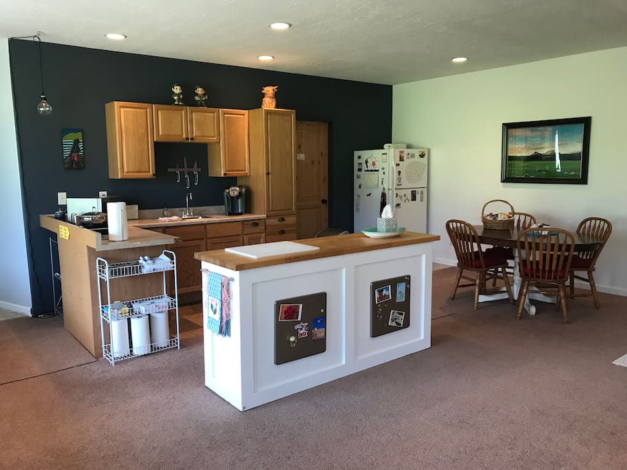 Kitchen and dining complete the Great Room
