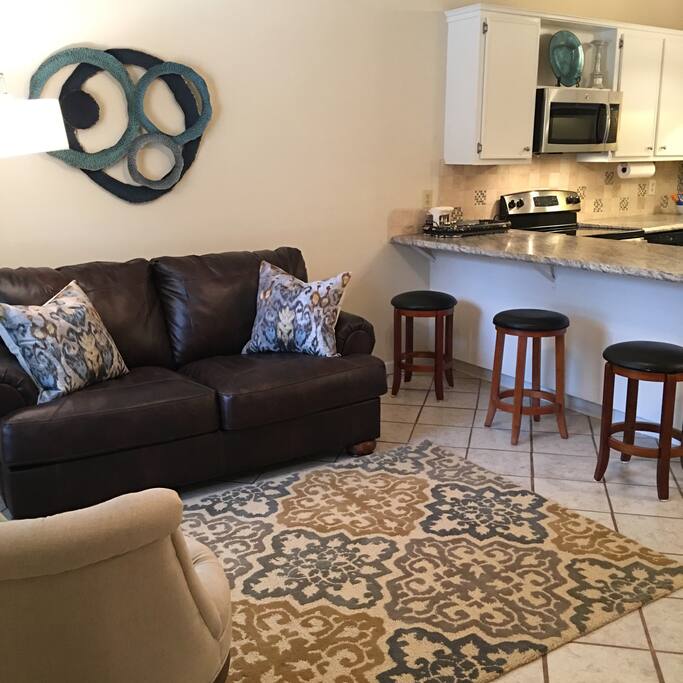 Living Room, bar area