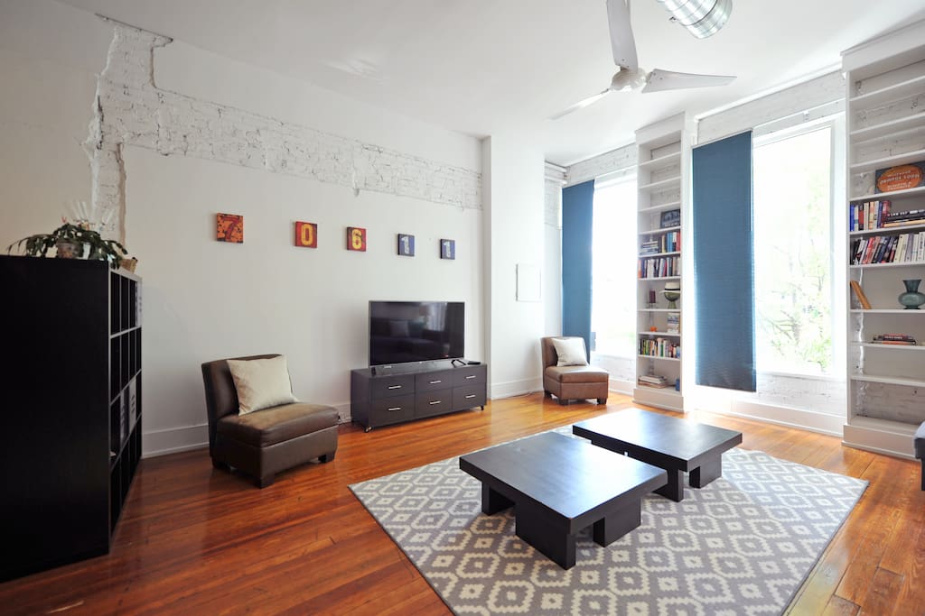 Living space- 55" TV