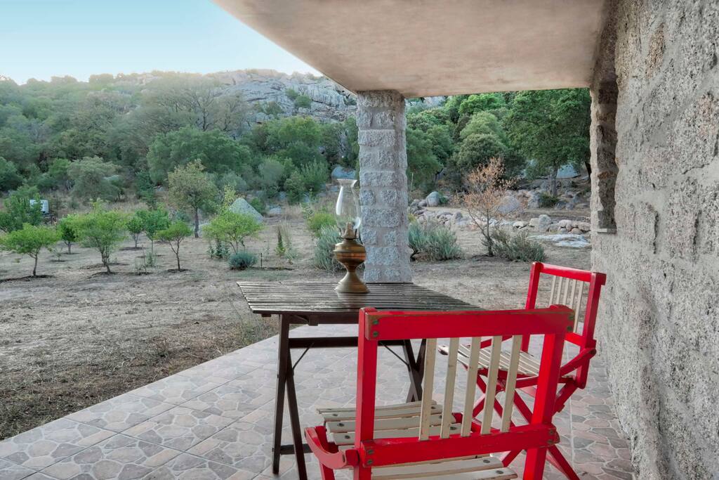 Veranda sul giardino