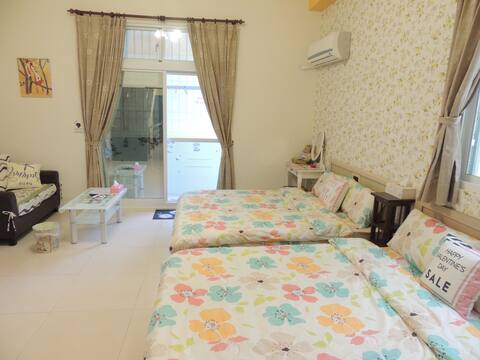 Nearby - Hualien Dongdaemun Night Market 3rd Floor (3-person suite) Quiet/Monthly/Short Term Rentals