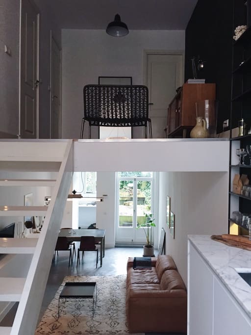 Split level, view from the kitchen.
