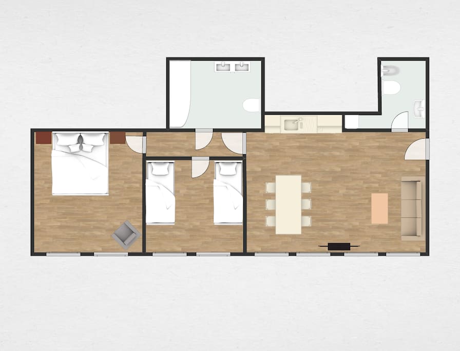 Map of apartment