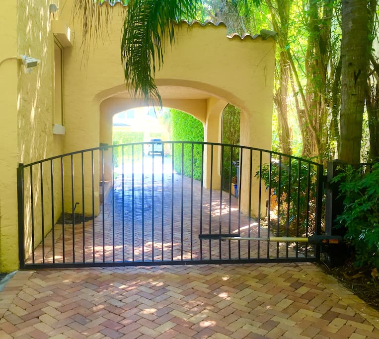 Remote controlled gate access to your premises.