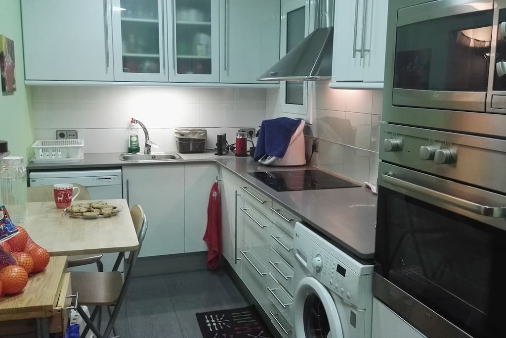 Kitchen: Laundry, Fridge, etc.