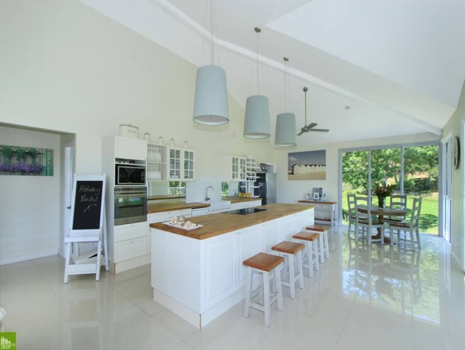 Open plan kitchen