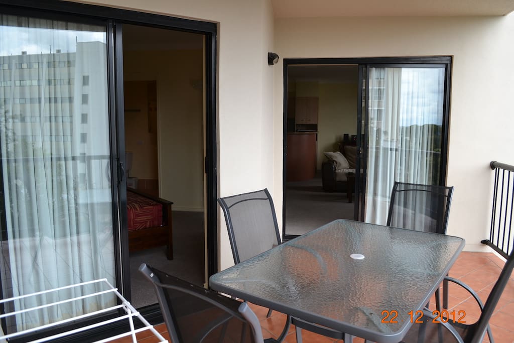Large balcony to sit and enjoy that glass wine at the end of your day.