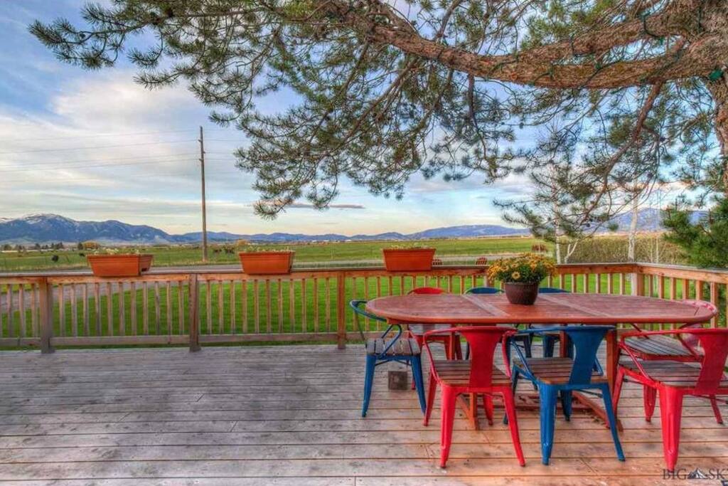 Mountain views from the front porch.