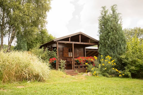 Casa de madera con vistas + gran jardín