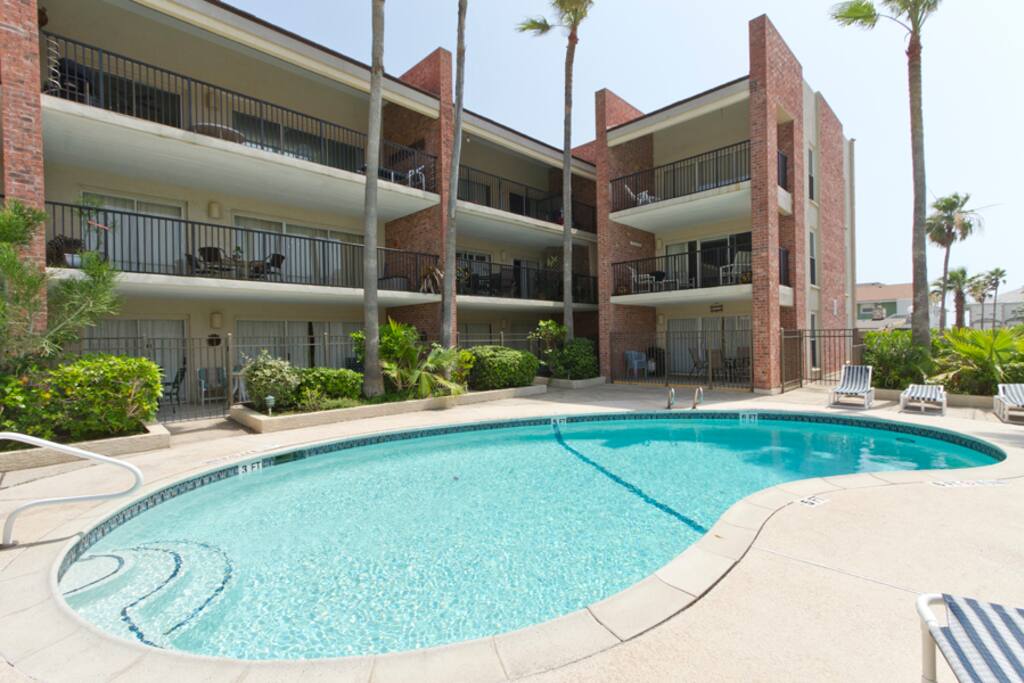 One of 2 pool areas