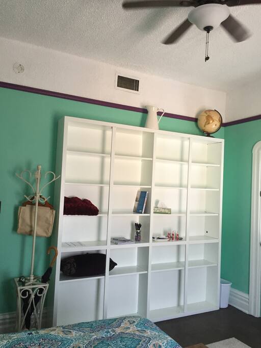 Shelving with some simple amenities
