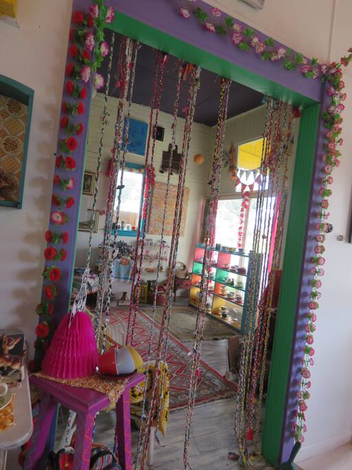 enjoy the art in the Tea Cup Gallery