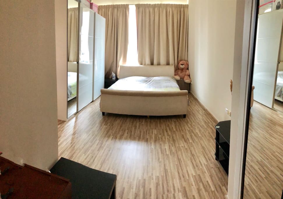 Bedroom with bathroom
