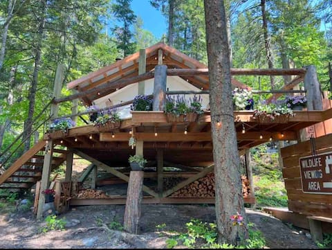 Flathead Lake Treehouse Mountain Tent