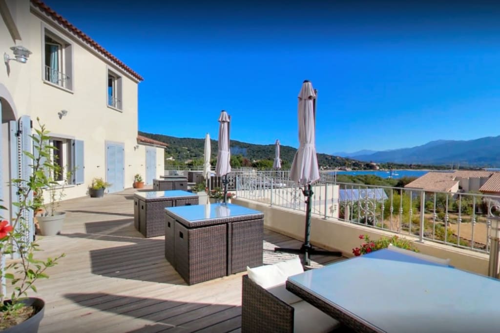 terrasse panoramique vue sur mer